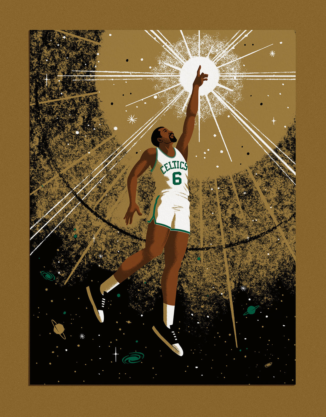 In Defense of Bill Russell Story (Screen Print)