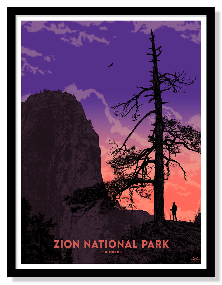 Zion National Park Poster