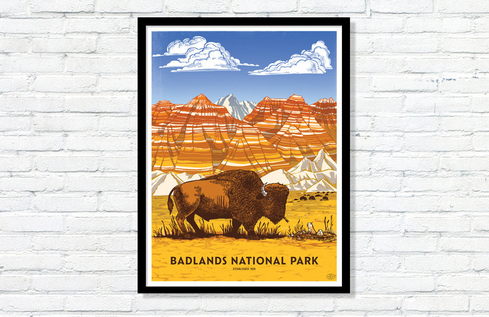 Badlands National Park Poster