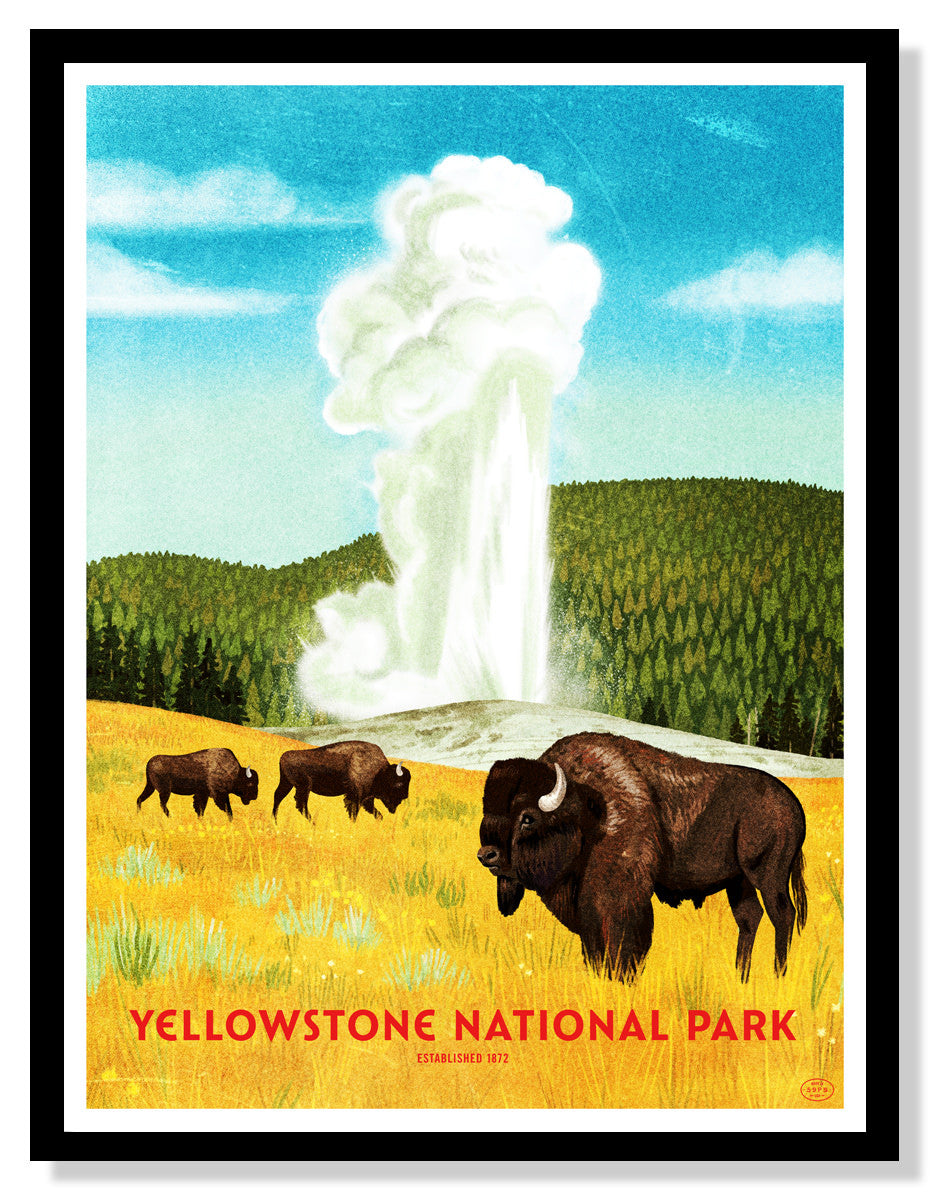 Yellowstone National Park Poster