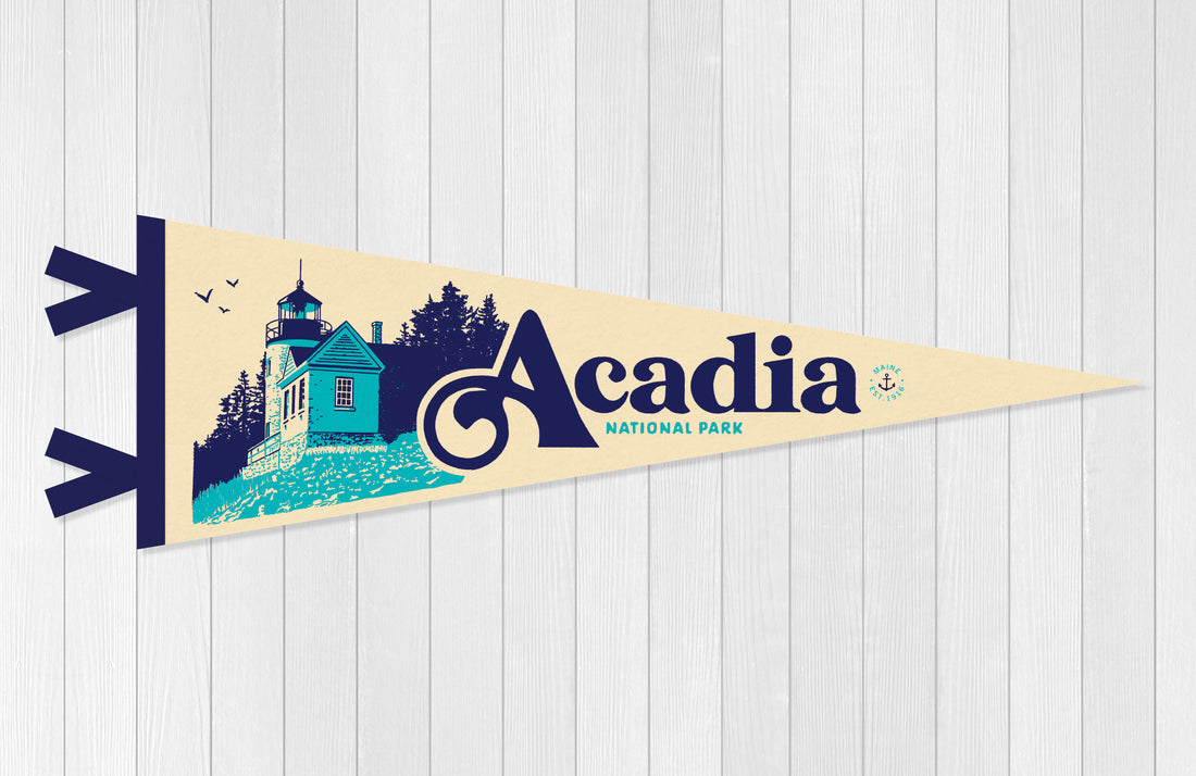 Acadia National Park Pennant