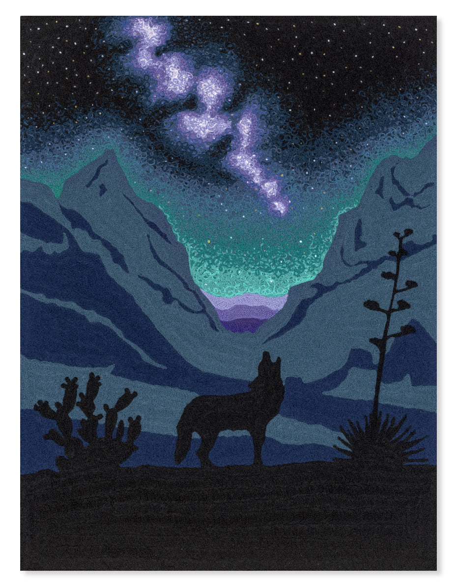 Big Bend National Park (Original Fabric Piece - Night Sky)