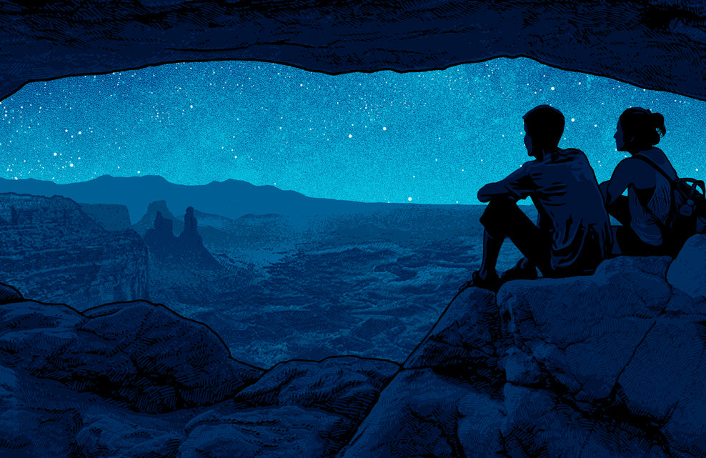 Canyonlands National Park Poster (Night Sky)