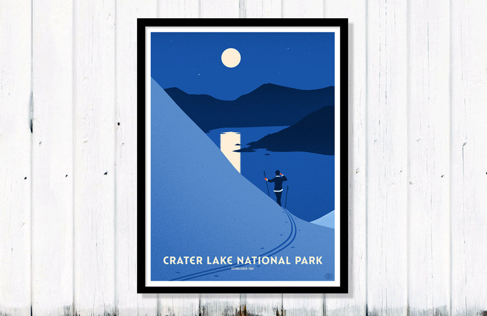 Crater Lake National Park Poster (Large Timed Edition)