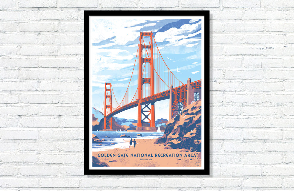 Golden Gate National Recreation Area Poster