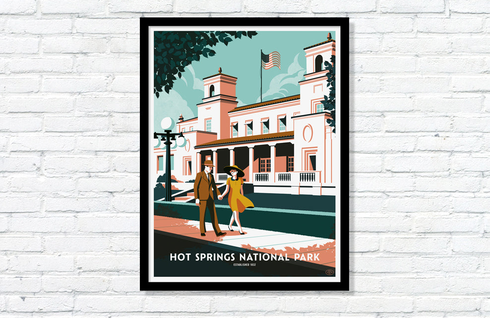 Hot Springs National Park Poster