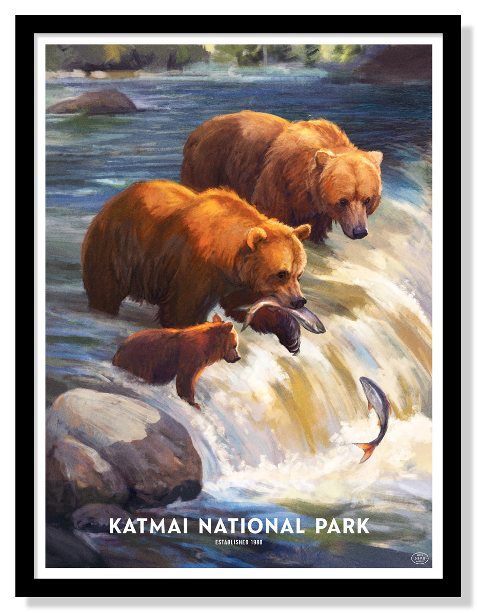 Katmai National Park Poster