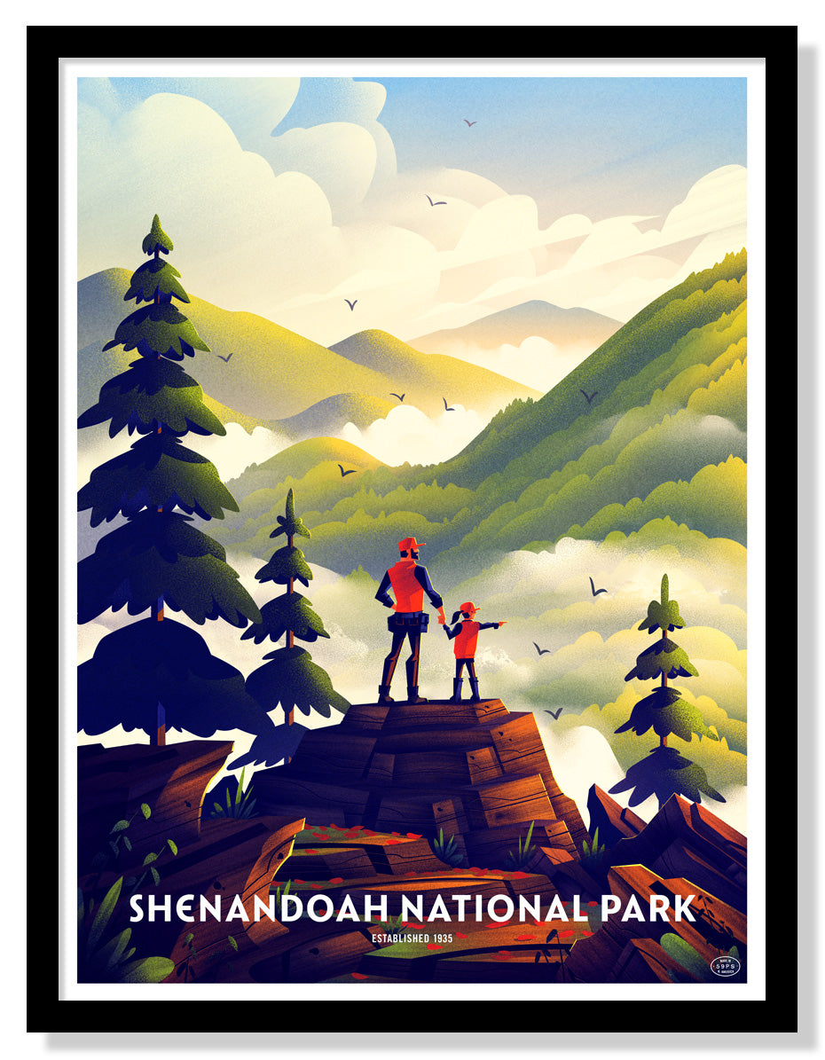 Shenandoah National Park Poster (Blackrock Summit)