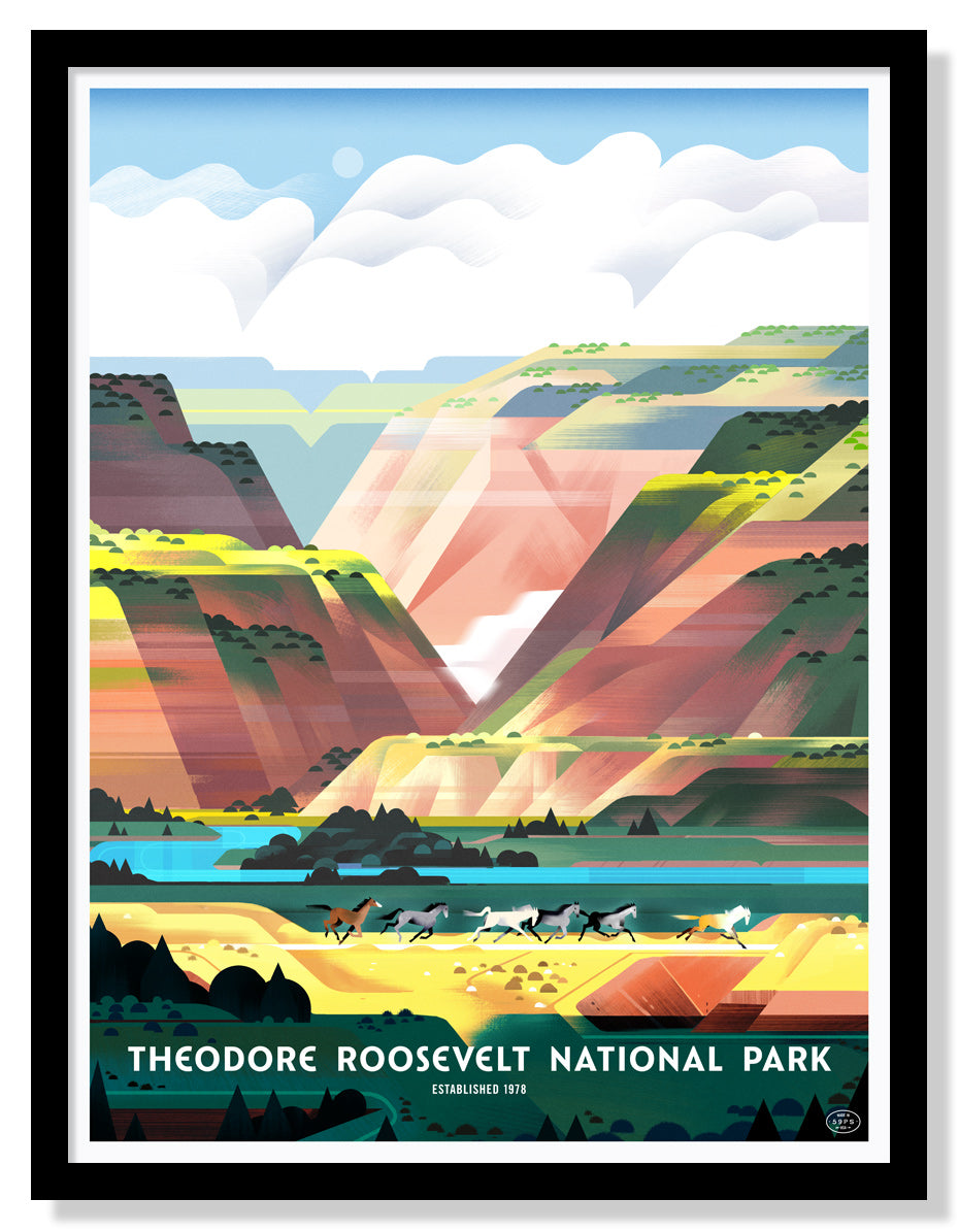 Theodore Roosevelt National Park Poster