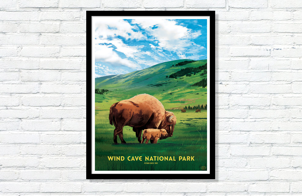 Wind Cave National Park Poster